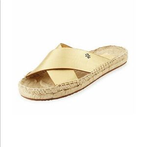 Gold Tory Burch Bima Sandals